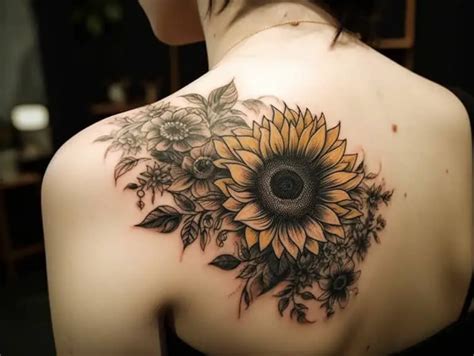 Sunflower Tattoo Meaning Revealed + Designs