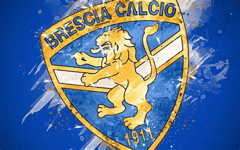 Brescia Calcio BSFC 4k paint art creative logo Italian football team ...