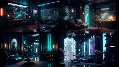 PaintRight - Interior Design Trends: Digital Realism (Cyberpunk) Styling | Interior Projects