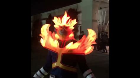 Endeavor cosplay from My Hero Academia - YouTube