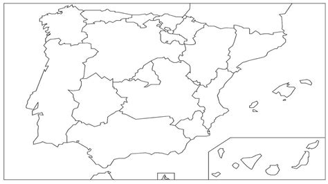 Mapa Politico Mudo De Espana Para Imprimir Mapa De Comunidades Images 0 ...