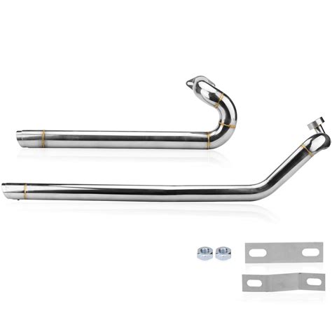 Motorcycle Exhaust Pipes Full System Muffler Fits For Yamaha V-Star ...