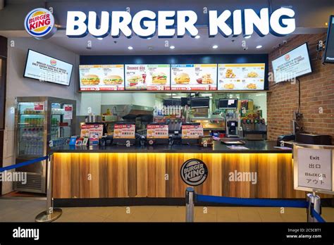 BANGKOK, THAILAND - CIRCA JANUARY, 2020: counter service at Burger King ...