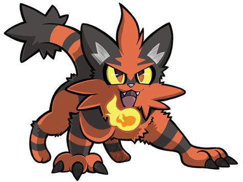 Torracat Pokemon, Fire Type, Alolan Region, Feline Pokemon, Fierce ...