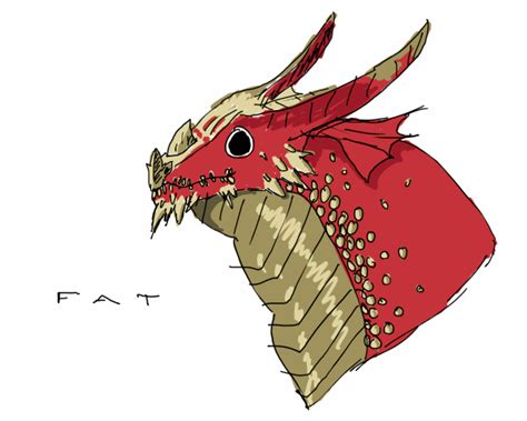 [art] i drew an obese dragon from OoTA! : r/DnD