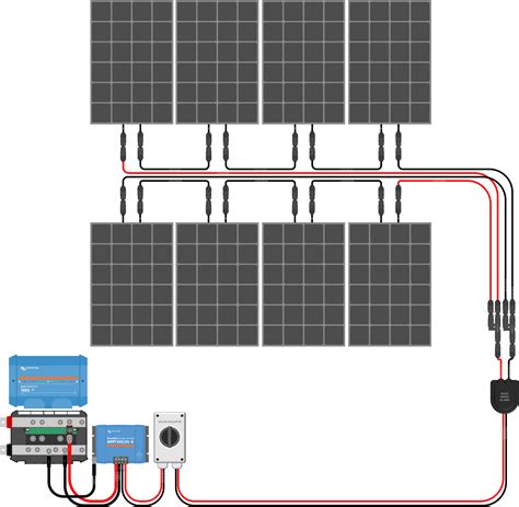 1600W Solar Charging Wiring Kit (8x 200W | 24V Battery Bank) - EXPLORIST.life