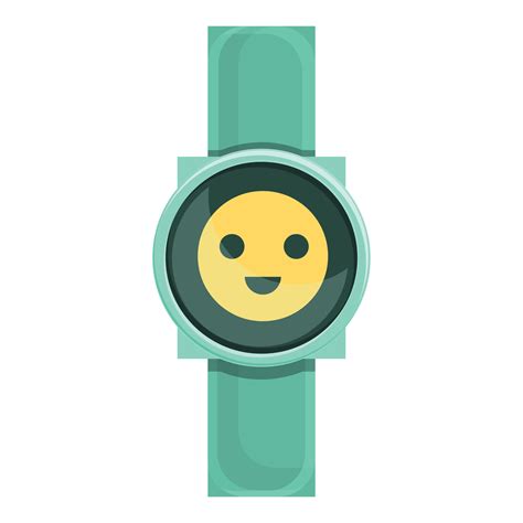 Kid emoji smart watch icon, cartoon style 14309469 Vector Art at Vecteezy