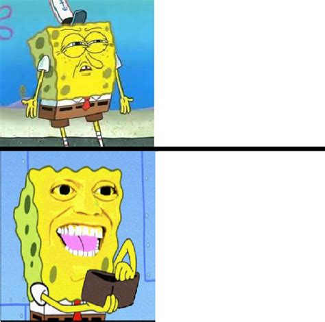 Spongebob Money Meme Template - Goimages Free