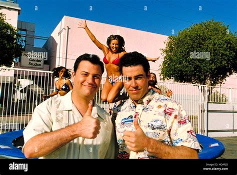 THE MAN SHOW, Jimmy Kimmel, Juggy Dancer, Adam Carolla, 1999-2004 Stock Photo - Alamy