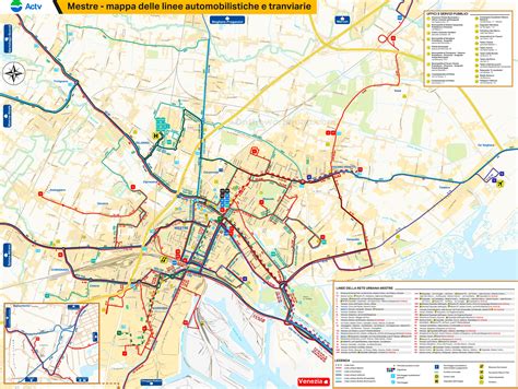 Mestre transport map