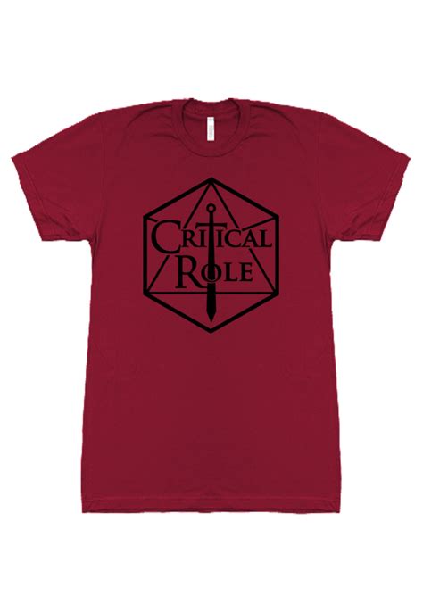 Critical Role Logo T-Shirt | T shirt, Tshirt logo, Critical role