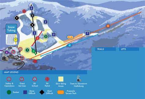 Ober Gatlinburg Ski Resort Trail Map | OnTheSnow