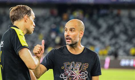 La calurosa bienvenida de Guardiola a Thomas Tuchel