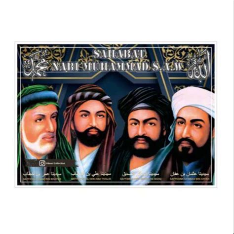 Jual POSTER SAHABAT NABI MUHAMMAD SAW UK. A3+ | Shopee Indonesia