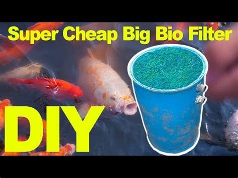 DIY MEGA pond FILTER for you'r ponds(CHEAP!) | Pond filters, Pond ...