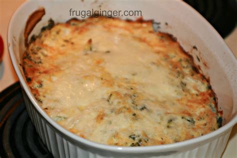 Chicken Spinach Casserole - The Frugal Ginger