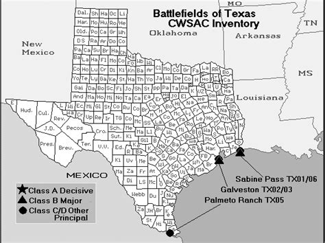 Texas Civil War Battlefield Map – Access Genealogy