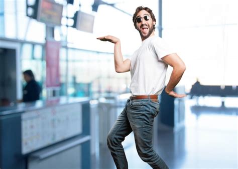 Free Photo | Funny guy dancing with blurred background