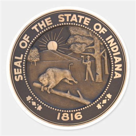 Indiana State Seal | Zazzle.com