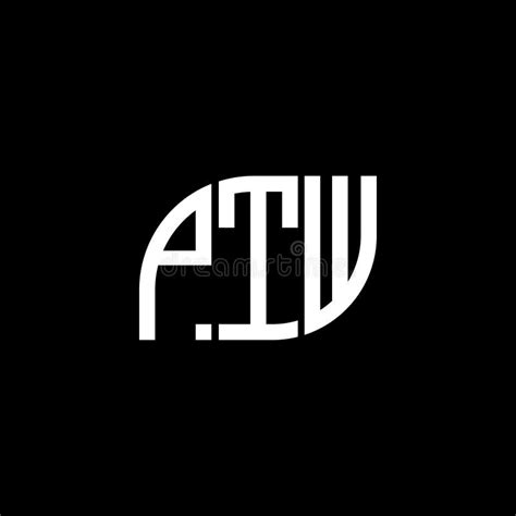 PTW Letter Logo Design on Black Background.PTW Creative Initials Letter ...