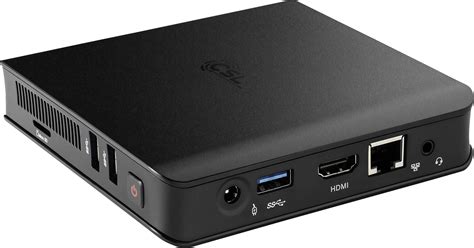 Mini-PC (HTPC) CSL Computer Narrow Box Ultra HD Compact 75008 Intel® Celeron® Celeron N4100 (4 x ...