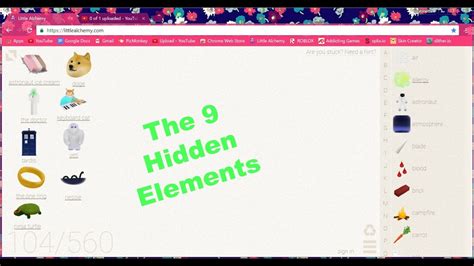 How To Make Hidden Elements In Little Alchemy 2