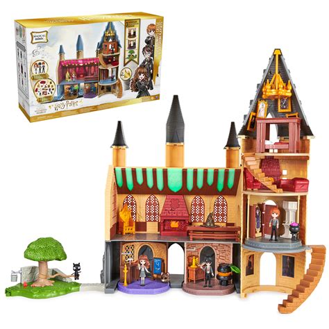 Wizarding World Harry Potter, Magical Minis Amazon Exclusive Deluxe Hogwarts Castle, 3 Classroom ...