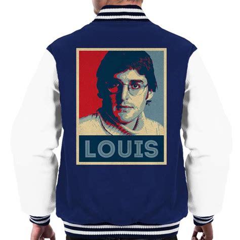 Louis Theroux Hope Poster Men’s Varsity Jacket - Poster Art Design