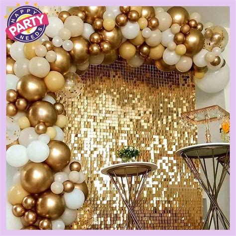 2Meters Foil Curtain Backdrops Birthday Party Decorations Sequin Wall Backdropn Birthday ...