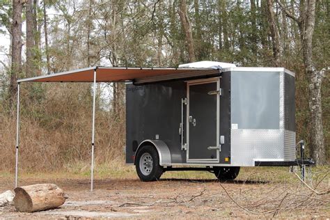 This customisable small camper will get you on the road on a budget | Cargo trailer camper ...