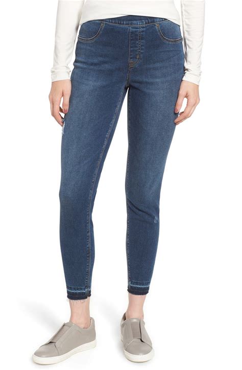 SPANX® Distressed Skinny Jeans | Nordstrom