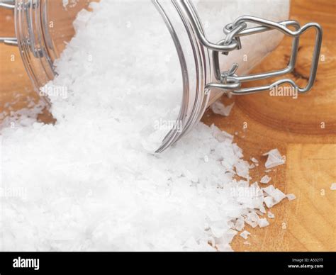 Sea Salt Flakes Stock Photo - Alamy