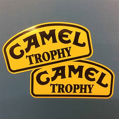 CAMEL TROPHY All Jeep 4x4 & Land Rover Fans Decals Stickers 2 off 150mm ...