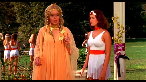 Princess Drusilla (Debra Winger) Competes with the Amazons All in White ...