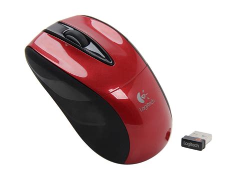 Logitech Wireless Mouse M525 - Red / Black - Newegg.com