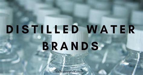 Do *NOT* Buy Until You Know The Best Of All The Distilled Water Brands | Water branding ...