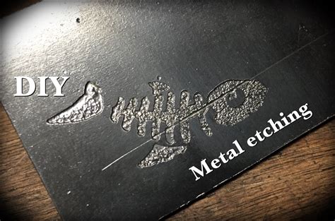 YouTube | Metal etching, Metal etching diy, Metal etching tutorial