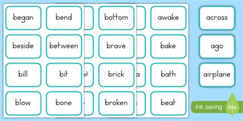 Dolch Words Flash Cards | 4th Grade Sight Words & Vocabulary