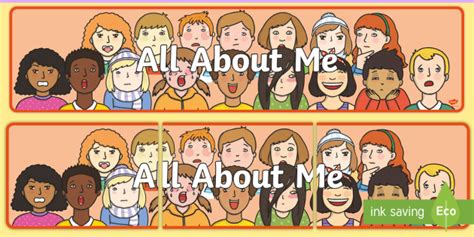 FREE! - 👉 'All About Me' Display Banner (teacher made)