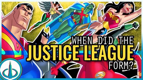 "JUSTICE LEAGUE" Animated Series Timeline! When Does the Super-Team ...