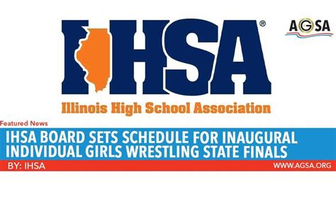 IHSA Board Sets Schedule For Inaugural Individual Girls Wrestling State ...