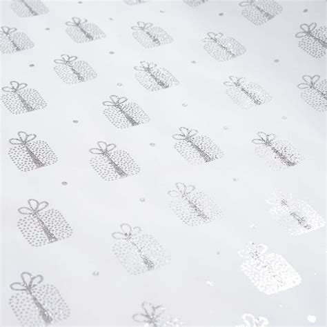 Silver Glitter Gifts Wrapping Paper | Paper Source in 2021 | Wrapping paper, Glitter gifts, Gift ...