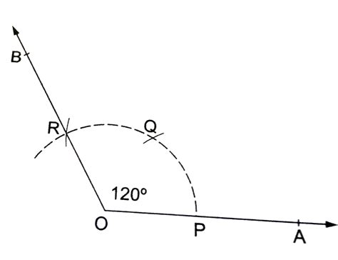 Constructing A 120 Degree Angle