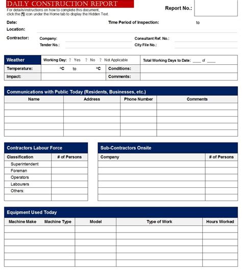 Construction Daily Reports Templates Tips|Smartsheet, 57% OFF