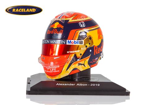 Helmet Alexander Albon 2019 F1 Team Red Bull - F1 helmets FORMULA 1 MOTORSPORTS