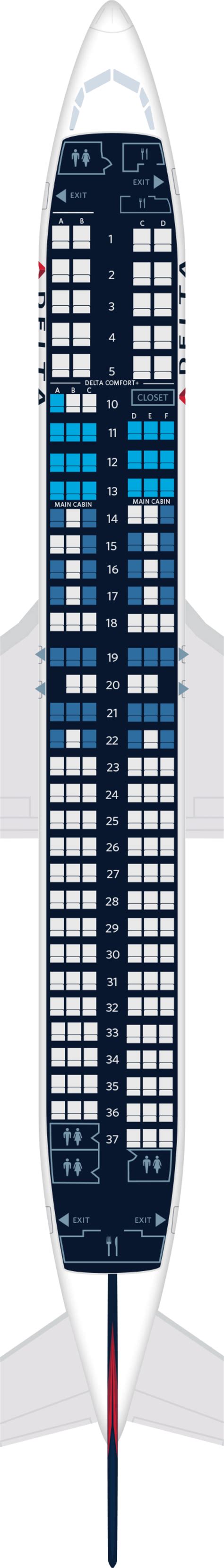 Boeing 737-900ER Seat Maps, Specs & Amenities | Delta Air Lines