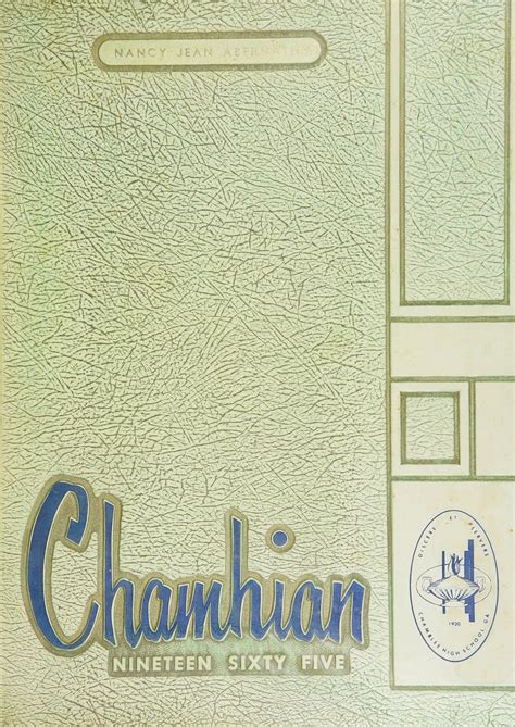 1965 yearbook from Chamblee High School from Chamblee, Georgia