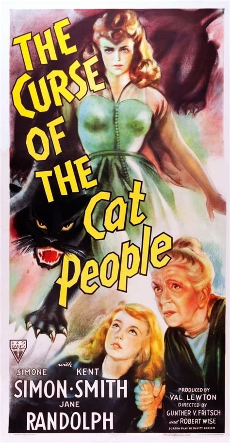 The Curse Of The Cat People Us Poster Art Simone Simon Ann Carter Julia Dean 1944. Movie Poster ...