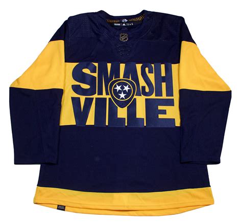 Smashville (Nashville) Predators jersey | 2022 Stadium Serie… | 24Habs | Flickr