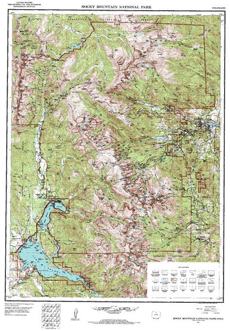 Pin by Rich O'Dell on Maps | Rocky mountain national park, National parks map, Rocky mountains